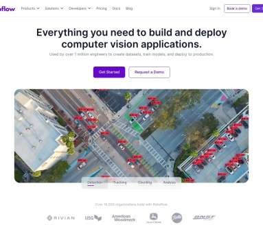 Roboflow网页截图