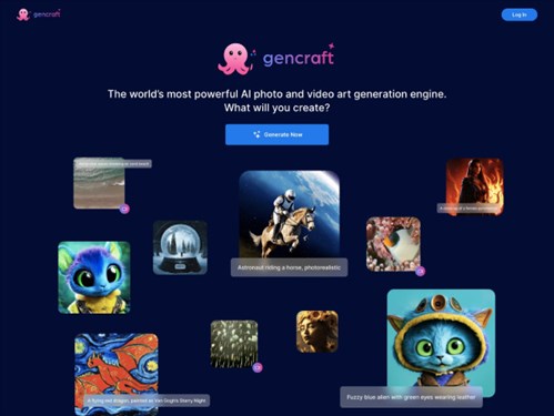 Gencraft网页截图