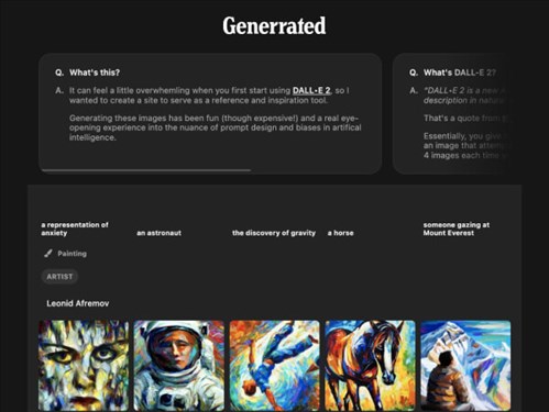 Generrated网页截图