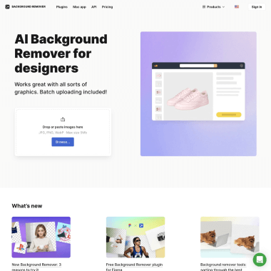 Icons8 Background Remover网页截图