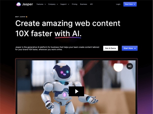 Jasper网页截图