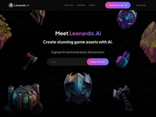 Leonardo.ai网页截图