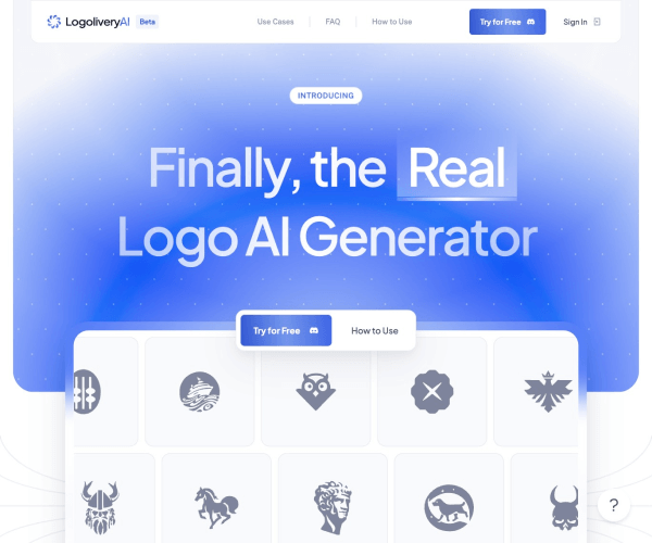 LogoliveryAI网页截图