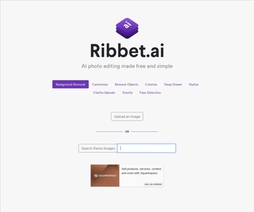 Ribbet.ai网页截图