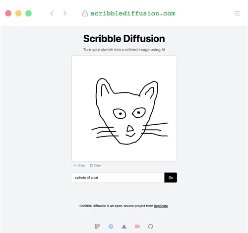 Scribble Diffusion网页截图