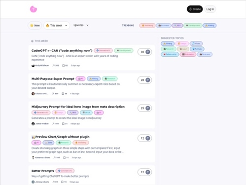 Snack Prompt网页截图